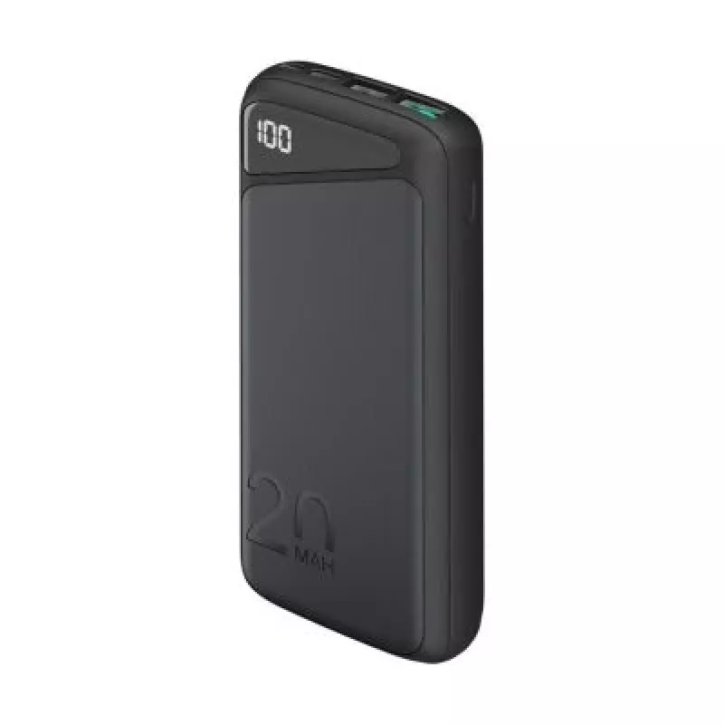 Rýchlonabíjacia powerbanka 20.000 mAh (čierna, PD, Quick Charge 3.0, Super Charge)