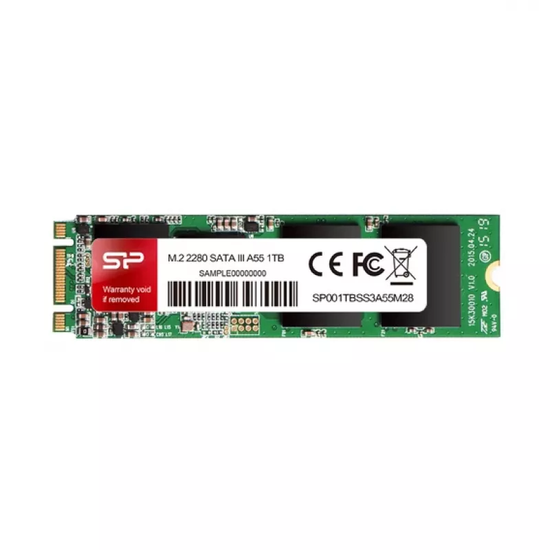 Silicon Power A55 SP001TBSS3A55M28 SSD disk 1 TB, M.2 2280, SATA III, 560/530 MB/s, SLC