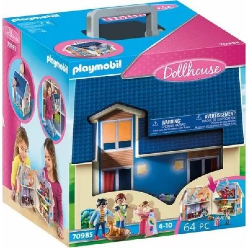 Stavebnica PLAYMOBIL domček pre bábiky 70985 viacfarebný plast