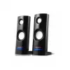 Káblový 2-pásmový PC reproduktor Audiocore AC860, 2.0 kanály, 4 W RMS, USB napájanie, 3,5 mm vstup, čierny