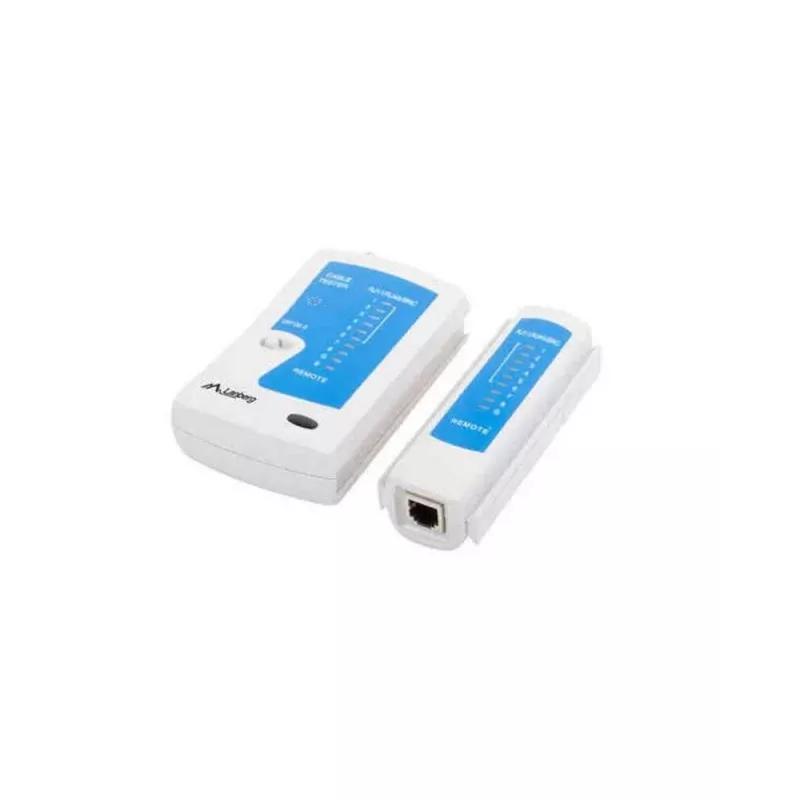 Lanberg NT-0401 sieťový tester káblov UTP/STP tester káblov modrá, biela