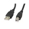 Lanberg CA-USBA-11CC-0050-BK USB kábel 5 m 2.0 USB B čierny (CA-USBA-11CC-0050-BK)