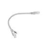LANBERG Cat6 U/UTP RJ-45 sieťový kábel PCU6-10CC-0100-S, 1 m, sivý