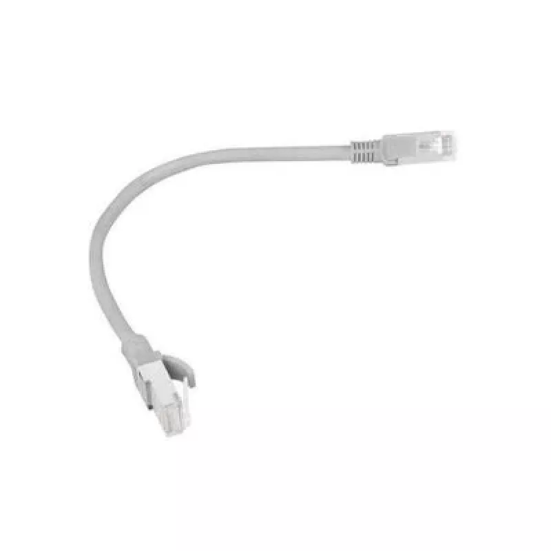 LANBERG Cat6 U/UTP RJ-45 sieťový kábel PCU6-10CC-0100-S, 1 m, sivý