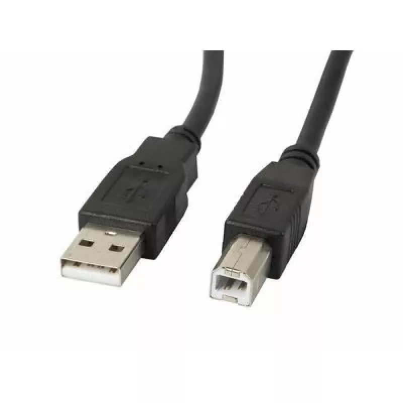 Lanberg CA-USBA-10CC-0030-BK USB kábel 3 m USB 2.0 USB B čierny (CA-USBA-10CC-0030-BK)