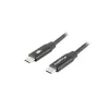 LANBERG kábel USB-C na USB-C CA-CMCM-40CU-0018-BK — USB 2.0, 1,8 m, čierny