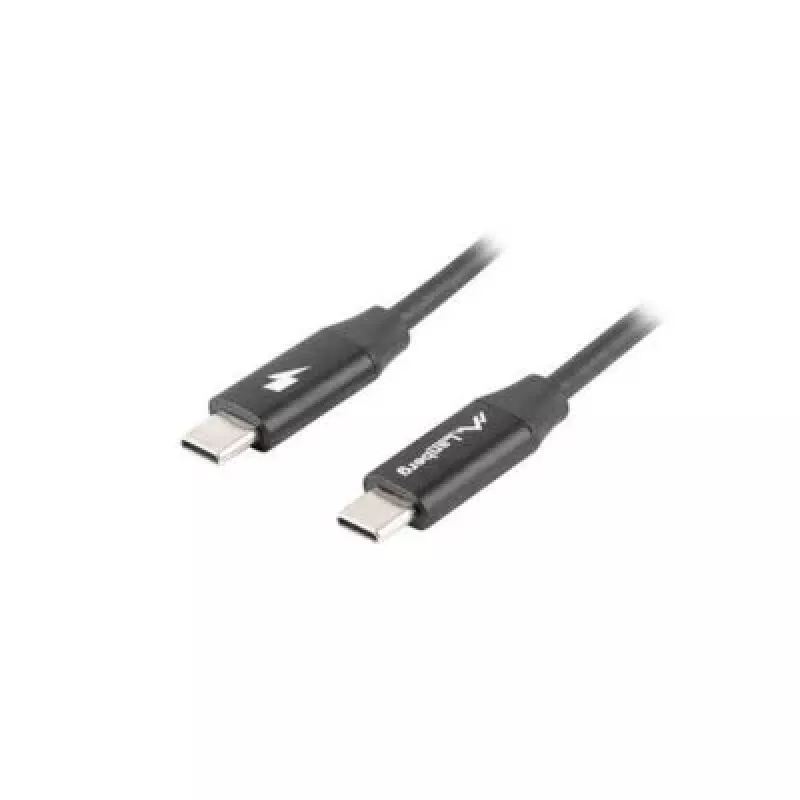 LANBERG kábel USB-C na USB-C CA-CMCM-40CU-0018-BK — USB 2.0, 1,8 m, čierny