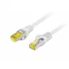 Lanberg PCF6A-10CU-0300-S Cat.6a S/FTP prepojovací kábel, 3 m, sivý, LSZH