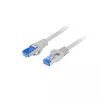 Sieťový kábel LANBERG PCF6A-10CC-0500-S Cat6a S/FTP RJ-45–RJ-45 5 m Sivá LSZH