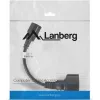 Lanberg CA-C14E-10CC-0018-BK napájací kábel čierny 0,18 m C14 konektor samica (CA-C14E-10CC-0018-BK)