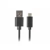 Kábel USB-A na USB-C LANBERG CA-USBO-20CU-0018-BK — USB 2.0, 1,8 m, čierny