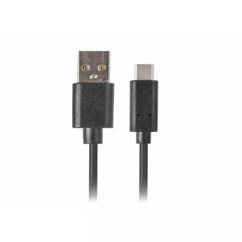 Kábel USB-A na USB-C LANBERG CA-USBO-20CU-0018-BK — USB 2.0, 1,8 m, čierny