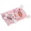 Bábika 73860 bábätko Nica na ružovej deke 38 cm Llorens
