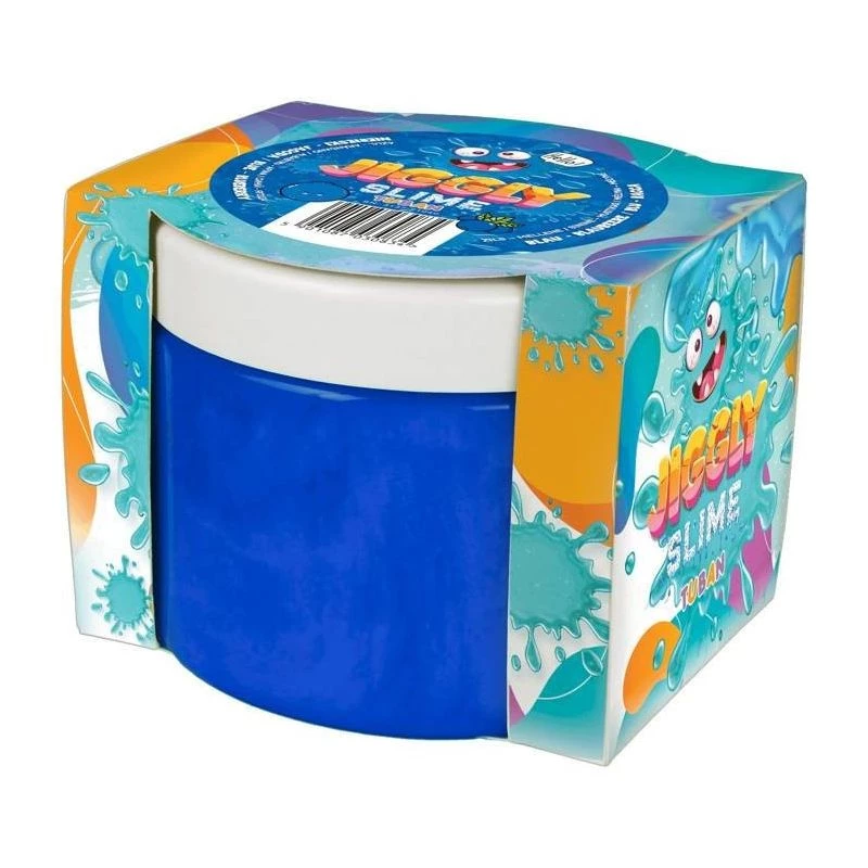 TUBAN Jiggly Slime modrý čučoriedka 500g — senzorický sliz 500 g