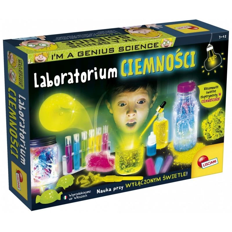 Vzdelávacia sada Liscianigiochi Im A Genius Laboratórium temnoty 304-PL83879 (vedecká súprava)