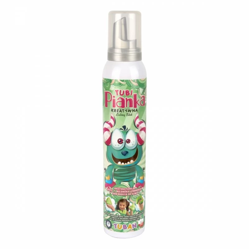 Hračka do kúpeľa Tuban TUBI FOAM zelená 200 ml pre chlapcov a dievčatá