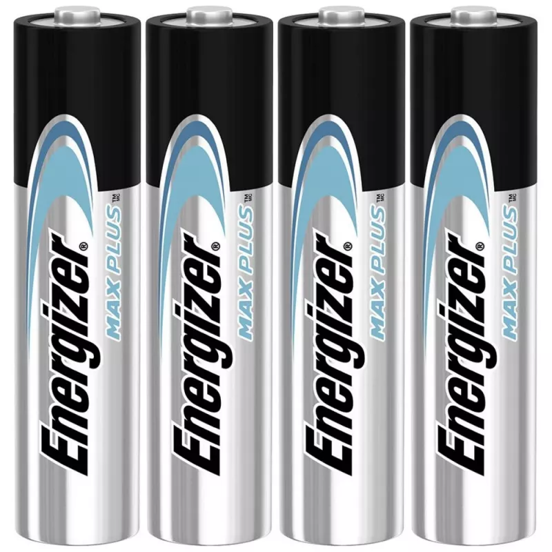Jednorazová batéria Energizer MAXPLUS AAA 4-bal., alkalická, 1,5 V, prevádzková teplota -18–55 °C
