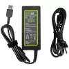 Napájací zdroj Green Cell AD38AP 65W pre Lenovo notebooky, 20V 3,25A, 1,2 m kábel, čierny
