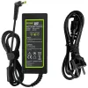 Napájací zdroj Green Cell AD01P — 60 W, 19 V 3,42 A, napájací zdroj do notebooku pre interiér, čierny