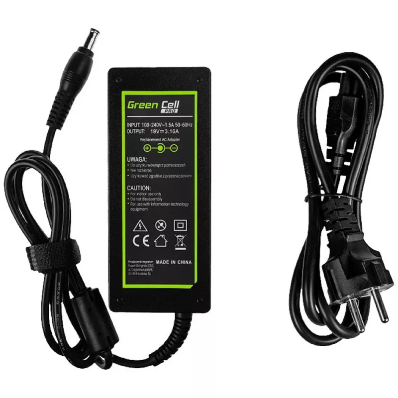 Green Cell AD20P napájací zdroj/menič interiér 60 W čierny