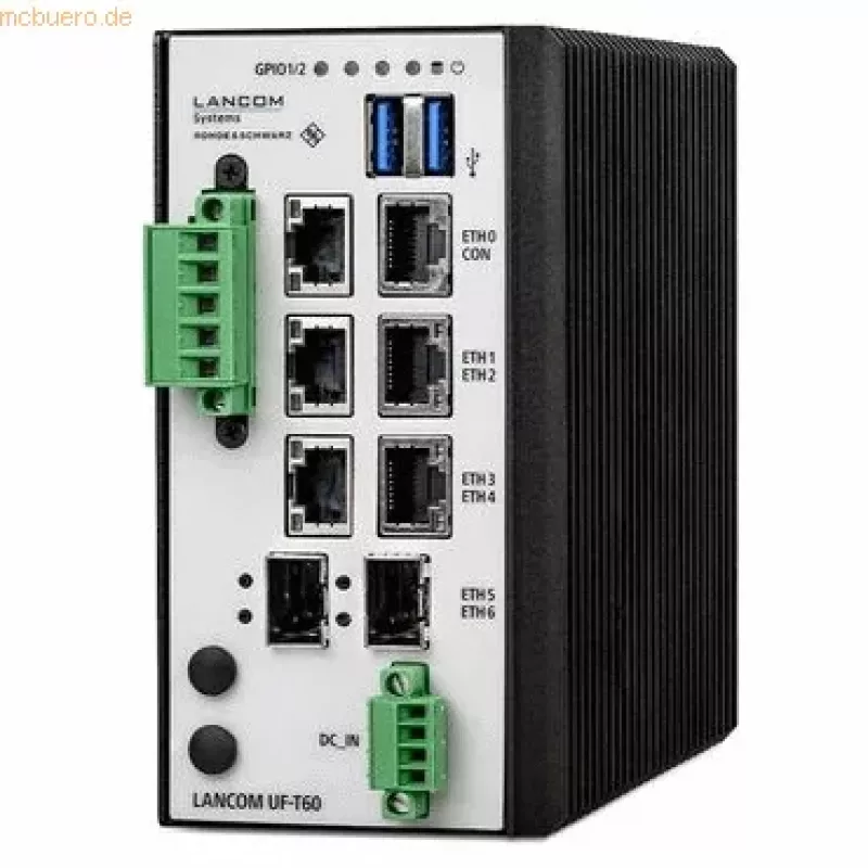 LANCOM R&S Unified Firewall UF-T60 - firewall - 7 portov - GigE - napájanie DC