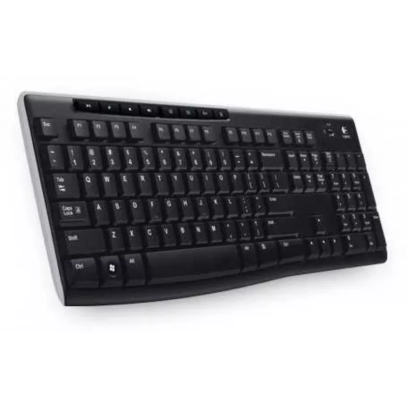Logitech K270 bezdrôtová klávesnica s Unifying prijímačom v čiernej