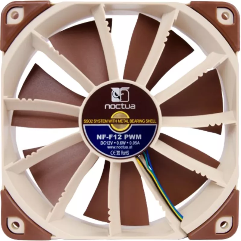 Noctua NF-F12 PWM 120 mm ventilátor skrine