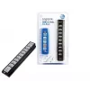 LogiLink UA0096 USB hub 480 Mbit/s čierny