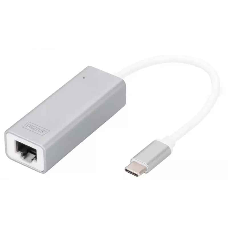 Digitus DN-3024 USB 3.0 adaptér 20 cm 1x USB-C na 1x RJ45 tienený