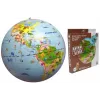 Caly Animal Globe Maxi glóbus 50 cm, viacfarebný