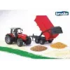Model traktora BRUDER Massey Ferguson 7480 s vyklápacím prívesom