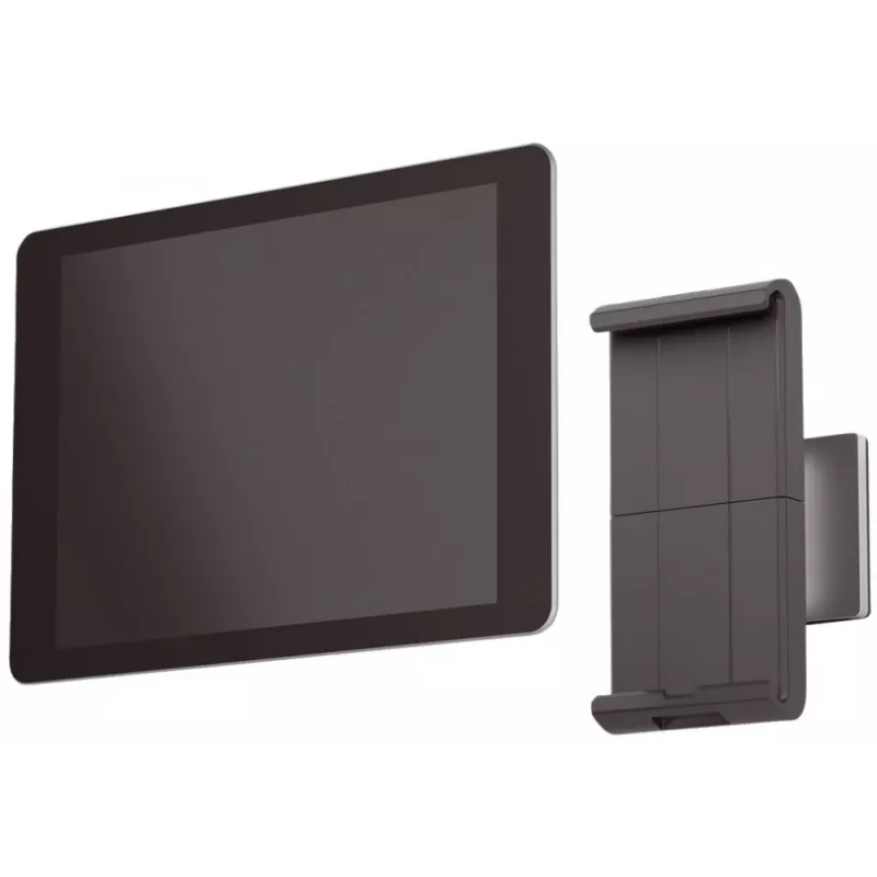 DURABLE TABLET HOLDER WALL - nástenný držiak na tablet - hliník, ABS plast - strieborný (7-13) (893323)