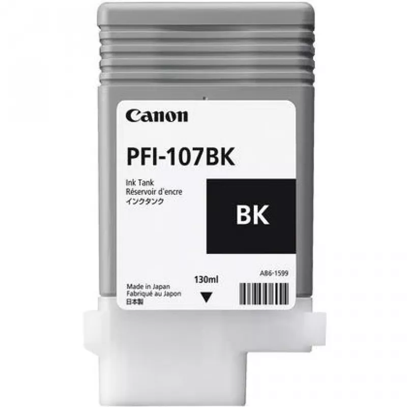 Canon PFI-107BK atramentová kazeta 1 ks originálna čierna