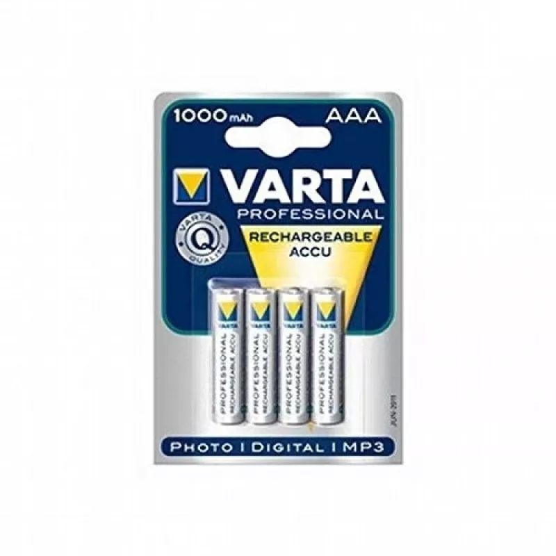 VARTA HR03 AAA Recharge Accu Power 1000 mAh 05703 akumulátory 4 ks zelená, žltá