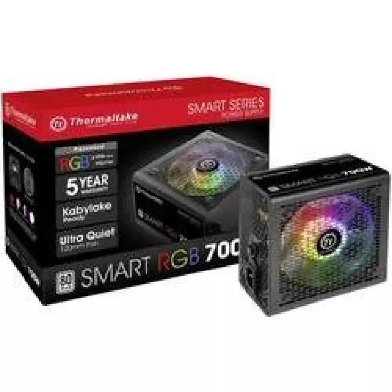 Napájací zdroj Smart 700W RGB, 80PLUS, 230V EU, 2xPEG, 120mm, Single Rail