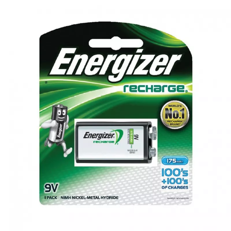 Energizer NiMH nabíjateľná 9V PP3 batéria 175mAh samostatné balenie