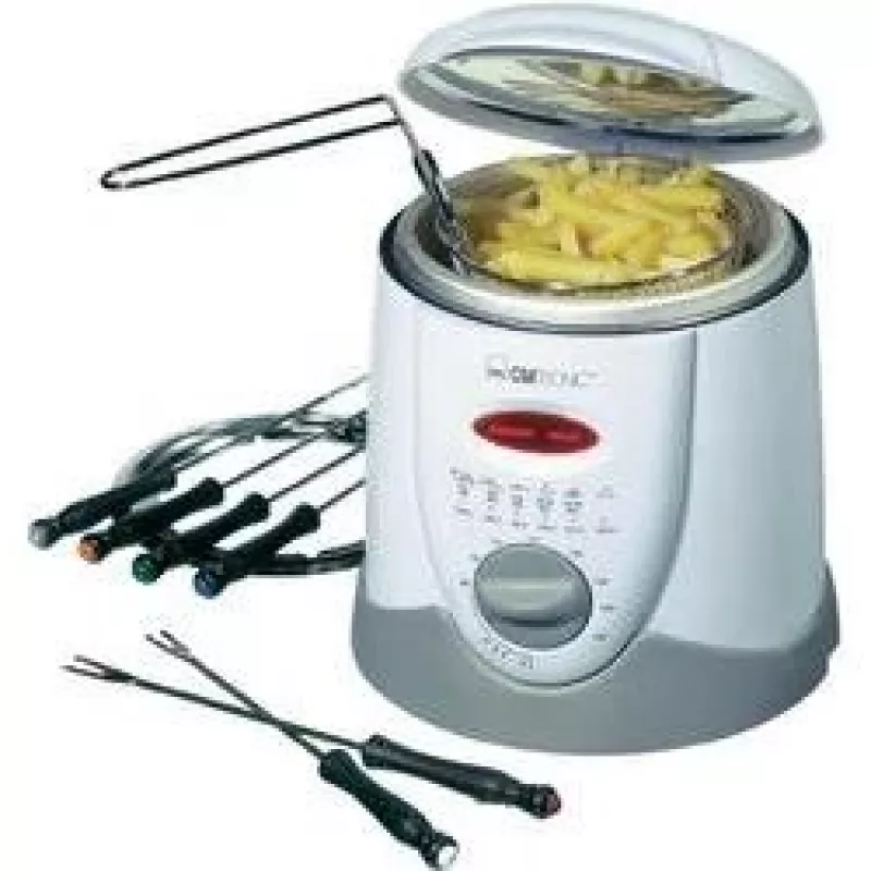 Clatronic FFR 2916 Single 1 L samostatný 900 W fritéza sivá, biela