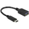Delock USB adaptér - USB Type A (W) na 24 pin USB-C (M)