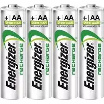 Energizer ACCU Recharge Power Plus NiMH akumulátory AA 2000mAh balenie 4 ks