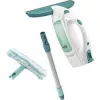 Leifheit okenný vysávač Glass Cleaner Dry&Clean s rukoväťou a stieracou kefou 51003