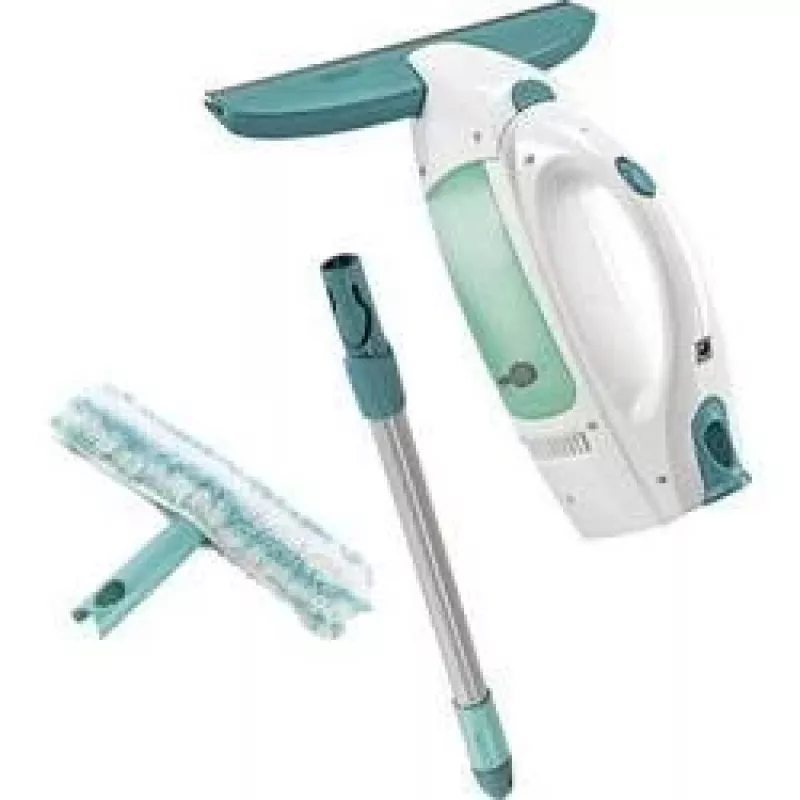 Leifheit okenný vysávač Glass Cleaner Dry&Clean s rukoväťou a stieracou kefou 51003