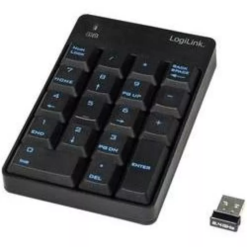 LogiLink ID0120 bezdrôtová numerická klávesnica s 18 tlačidlami
