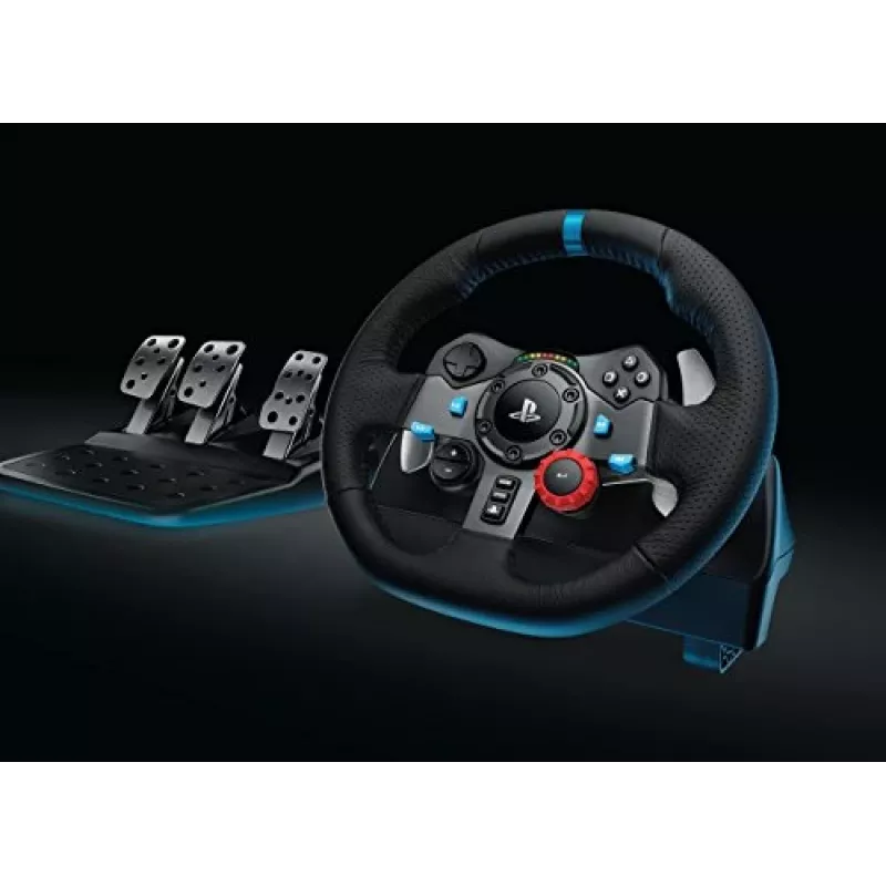 Logitech G G29 volant + pedále PlayStation 3, PlayStation 4 analógový USB 2.0 čierna