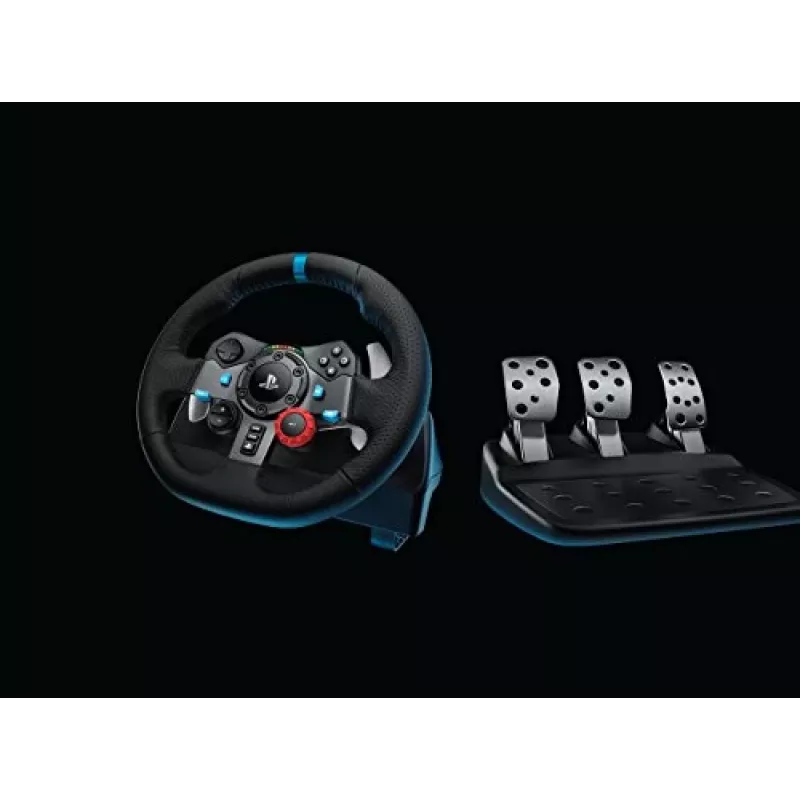 Logitech G G29 volant + pedále PlayStation 3, PlayStation 4 analógový USB 2.0 čierna