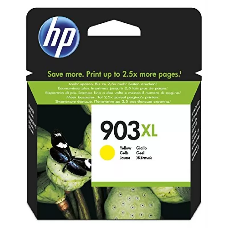 HP 903XL Originálna atramentová kazeta, žltá, vysoká výťažnosť, 1 kus, 750 strán