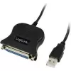 LogiLink UA0054A paralelný kábel čierny 1,8 m