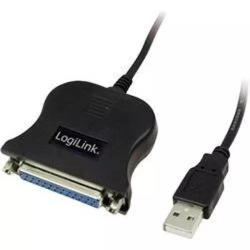 LogiLink UA0054A paralelný kábel čierny 1,8 m