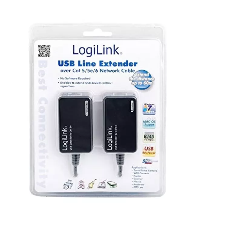 LogiLink® UA0021D predlžovač linky USB cez CAT5/6 až do 60 m