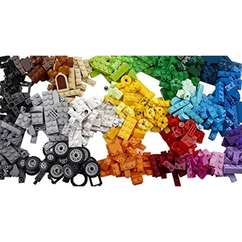 LEGO 10696 Classic Medium Creative Brick Box – jednoduché skladovanie, farebné kocky, stavebnica pre deti, chlapcov a dievčatá od 4 rokov
