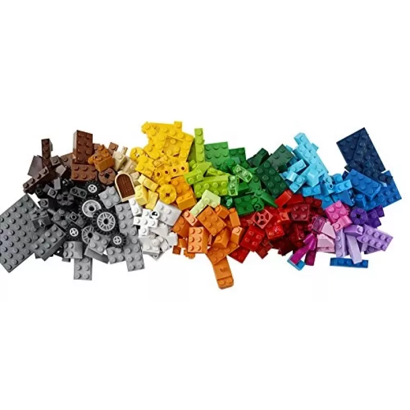 LEGO 10696 Classic Medium Creative Brick Box – jednoduché skladovanie, farebné kocky, stavebnica pre deti, chlapcov a dievčatá od 4 rokov